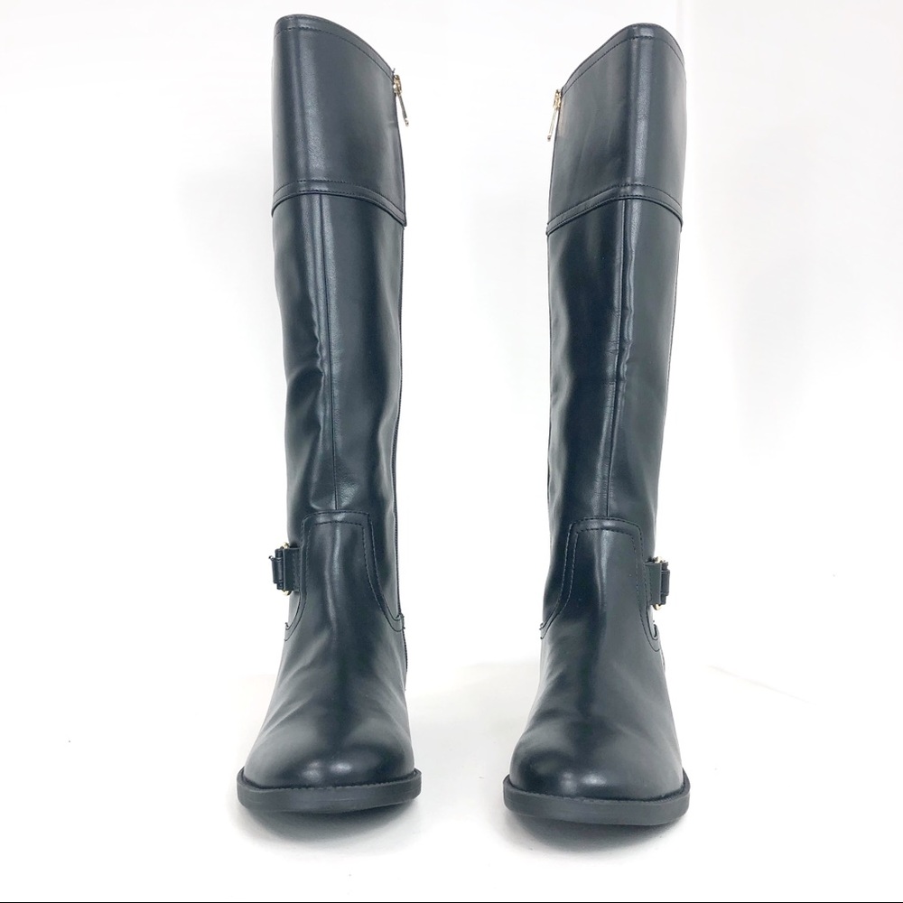 Tommy Hilfiger Knee High Black Boots Size 9.5M - Picture 3 of 8